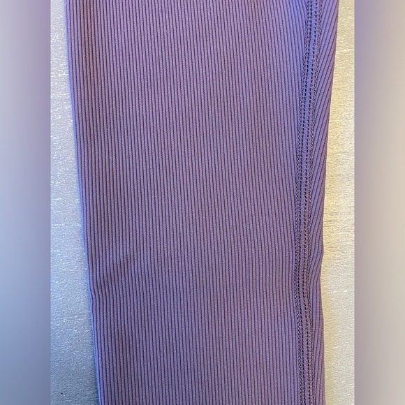 Little Bipsy Athletic Ribbed Leggings in Plum - Picture 3 of 5